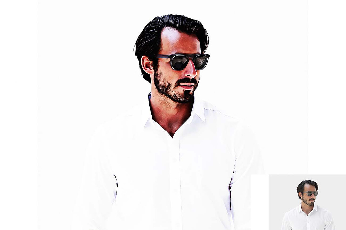 Oil Paint Realistic Portrait, an Action Add-On by Studio Retouch (Photo 4 of 16)