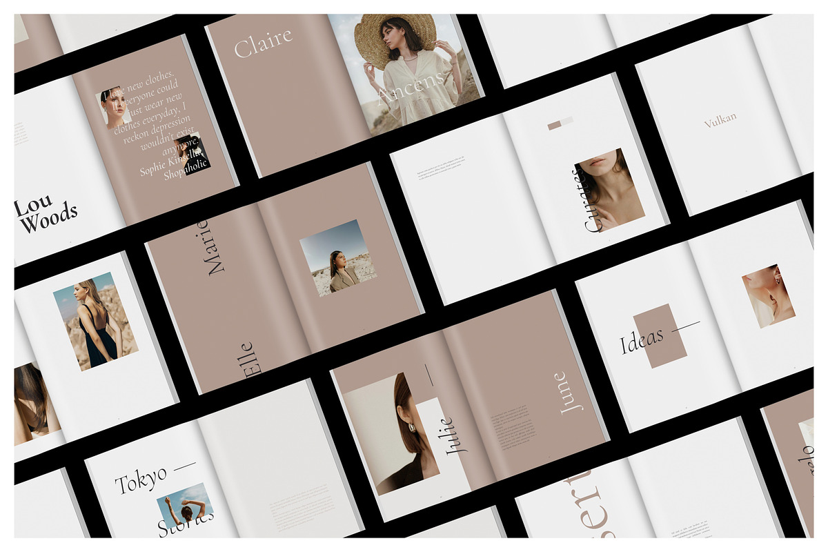 MARIE Editorial Lookbook, a Magazine Template by Arif Tri Ananta (Photo 1 of 14)