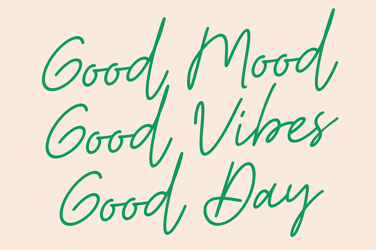 CS Mileya – Stylish Script Font, a Script Font by Craft Supply Co. (Photo 6 of 8)