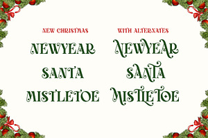 New Christmas - All Caps Swash Serif