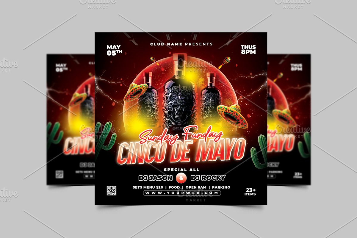 Cinco De Mayo Flyer, a Flyer Template by StarPixles11 (Photo 1 of 3)