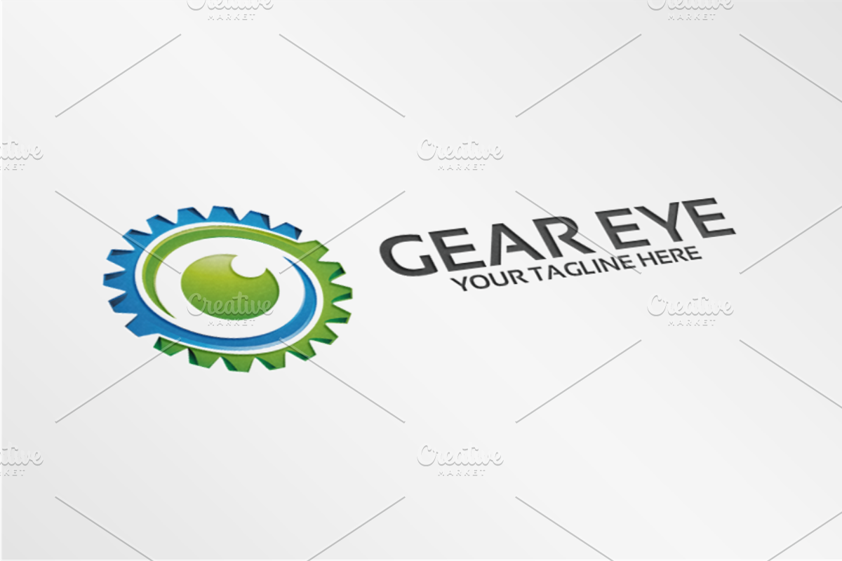 Gear Eye – Logo Template, a Branding & Logo Template by Alfam17