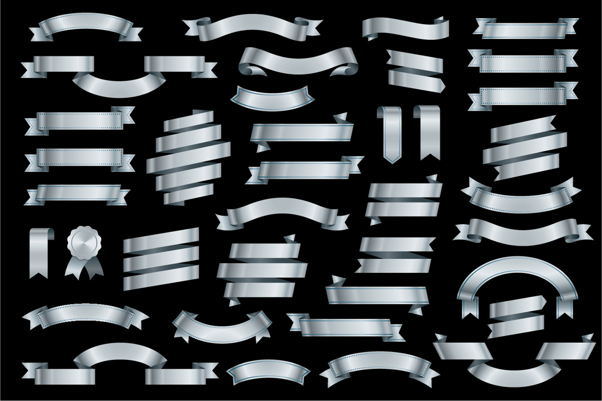 Vector Ribbon Banners Big Set, an Object Graphic by Digiselector Design Goods (Photo 6 of 6)