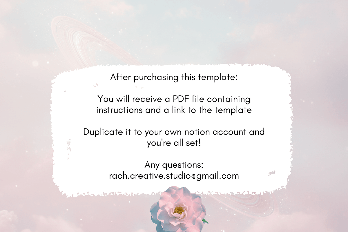 Dreamy Life Planner Notion Template, an App Template by studiorach (Photo 10 of 10)
