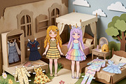 Kawaii Paper Doll Printable, a Person Illustration by Image for Sale (Thumbnail 3 of 3)