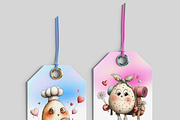 Funny Easter Eggs Clipart Whimsical, an Illustration by one-touch (Thumbnail 4 of 18)