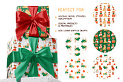 Christmas Dogs Clipart, an Animal Illustration by vik.stock (Thumbnail 4 of 7)