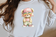 Whimsical Summer Teddy bear clipart, an Illustration by Designworld (Thumbnail 6 of 8)