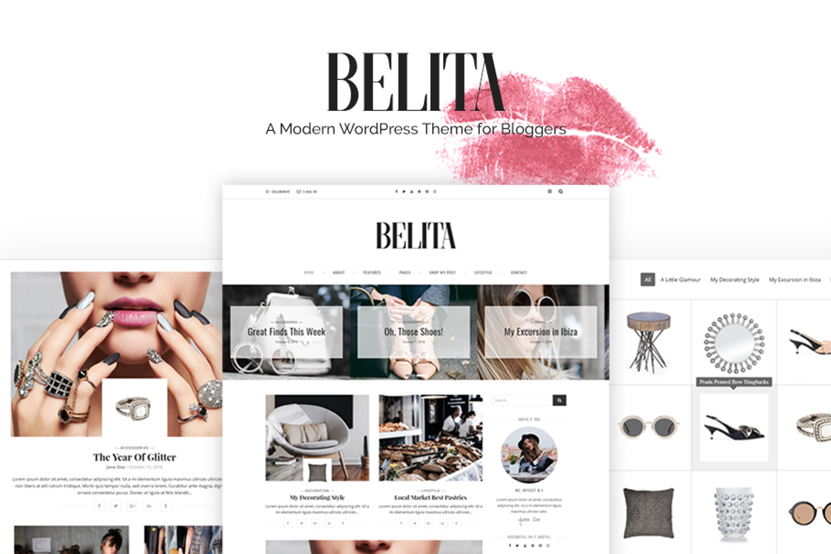 Belita - Fashion WordPress Theme, a WordPress Template by PerfectlyThemed