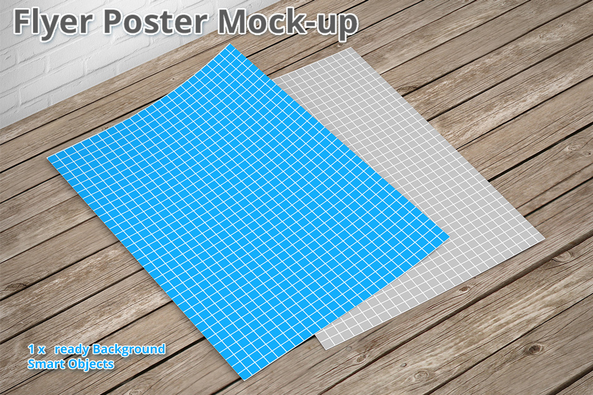 Flyer Mock-up ISO A4 1, a Print Template by MockUps Gallery (Photo 1 of 2)