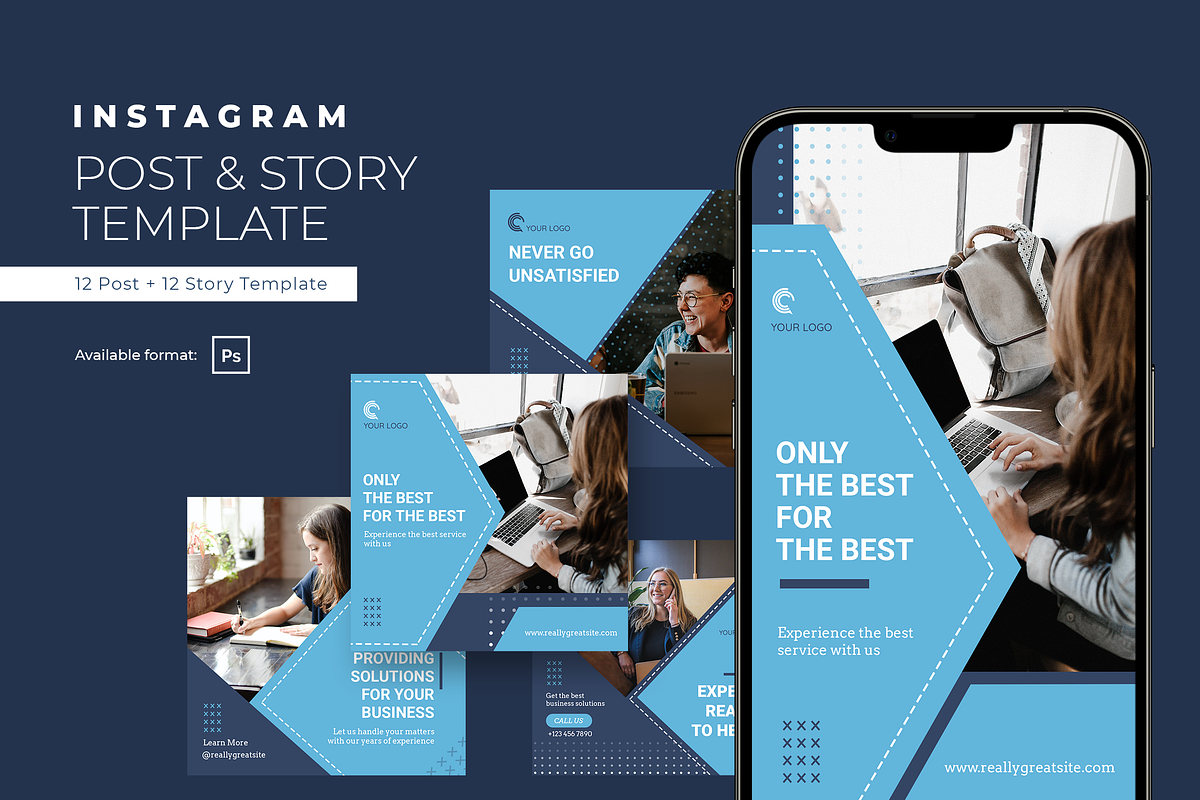 Professional Company Instagram, a Social Media Template by peterdraw (Photo 1 of 5)