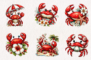 Whimsical Summer Crub Clipart, an Illustration by CreationArt (Thumbnail 6 of 7)