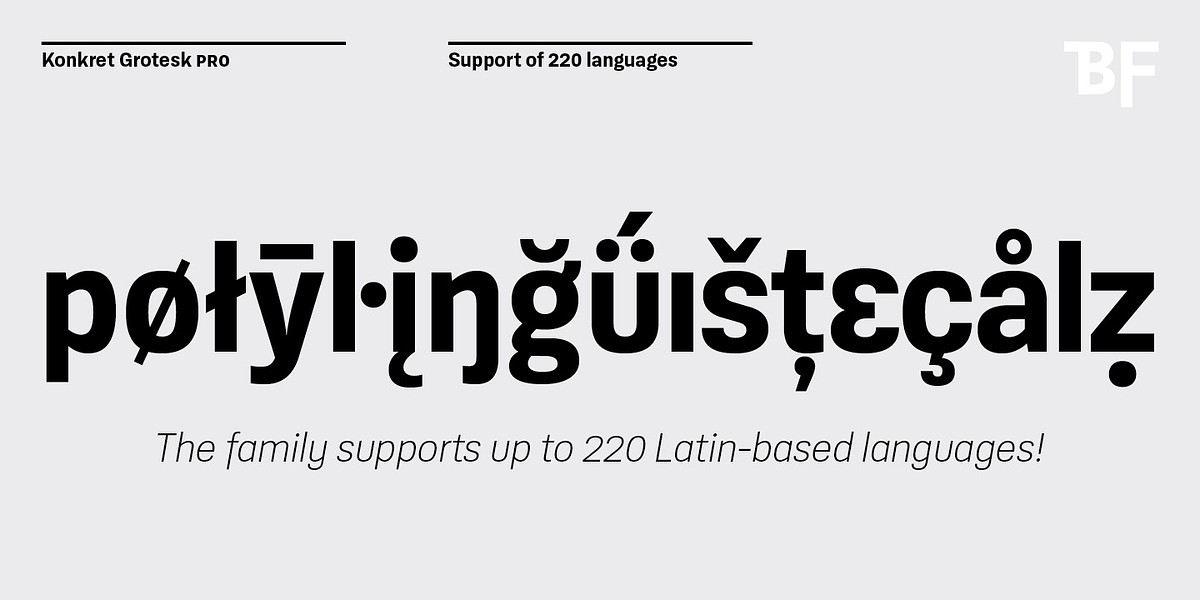 BF Konkret Grotesk Pro, a Sans Serif Font by BrassFonts (Photo 10 of 14)