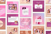 70 Beauty & Spa Template Pack, a Social Media Template by Design Space (Thumbnail 3 of 5)