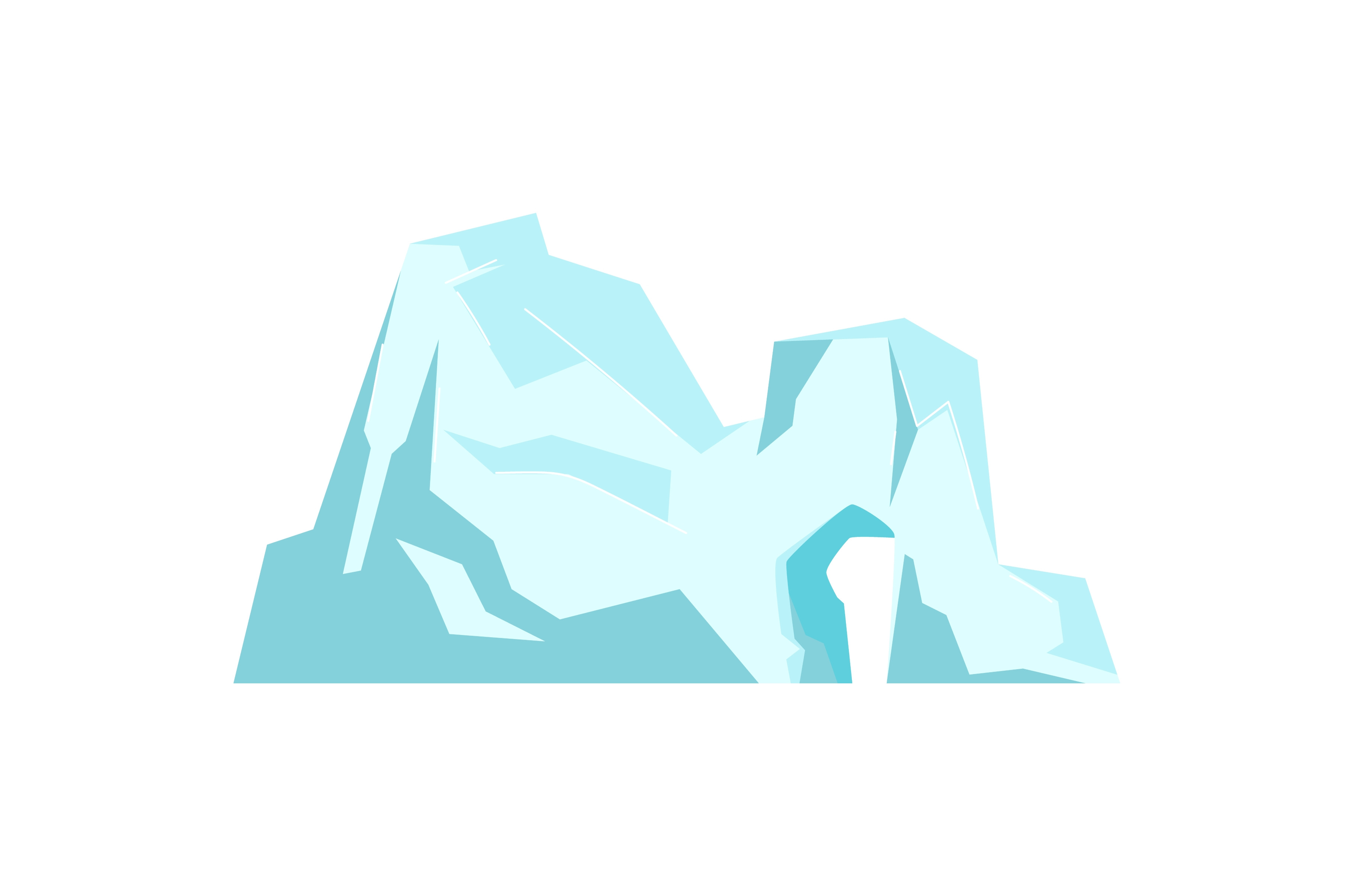 Pieces of ice and snow chunks, big, an Object Graphic by seahorsevector ...