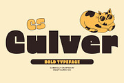 CS Culver – Bold Font, a Sans Serif Font by Craft Supply Co. (Thumbnail 1 of 8)