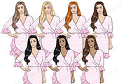 Easter Girls Clipart, a Person Illustration by GlamArtZhanna (Thumbnail 4 of 4)