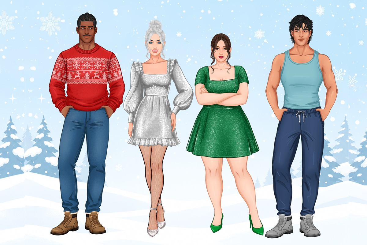 Christmas Character Creator, a Person Illustration by Elenbushe (Photo 10 of 20)