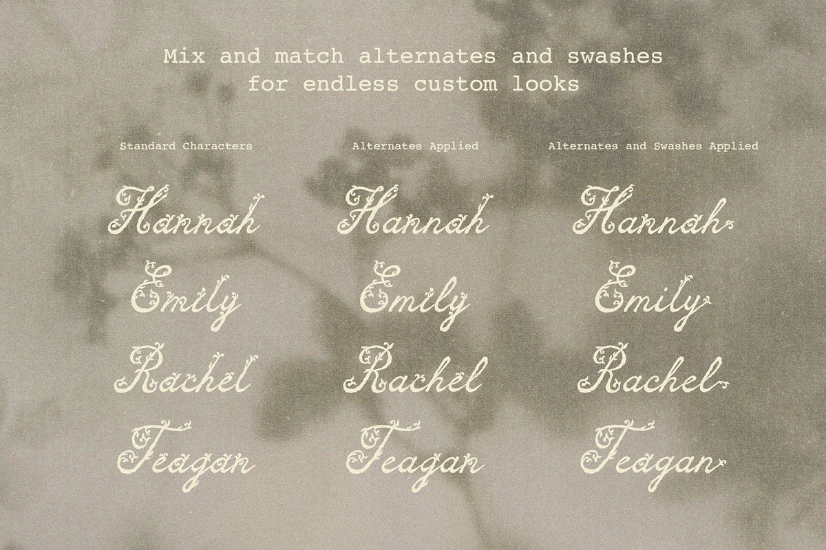 Faerie Charm Whimsical Floral Font, a Script Font by AnMark (Photo 13 of 14)