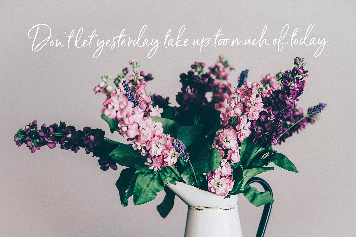 Serendipity Handwritten Font, a Script Font by Nicky Laatz (Photo 13 of 18)