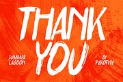 Summer Lagoon - Brush Display Font, a Handwritten Font by Pekotype (Thumbnail 15 of 15)