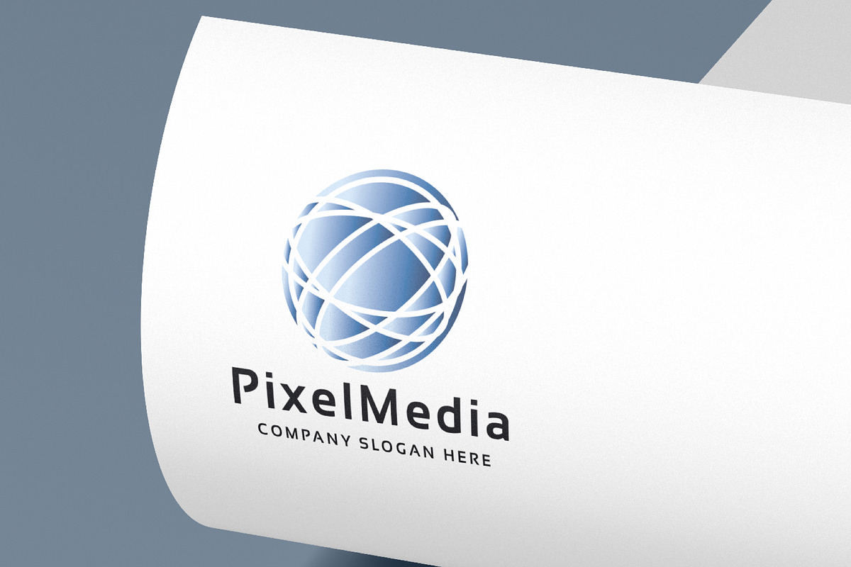 Pixel Media Logo, a Branding & Logo Template by Design_Planet