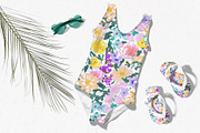 Multibloom. Floral patterns, a Pattern Graphic by emeraldthue (Thumbnail 3 of 6)