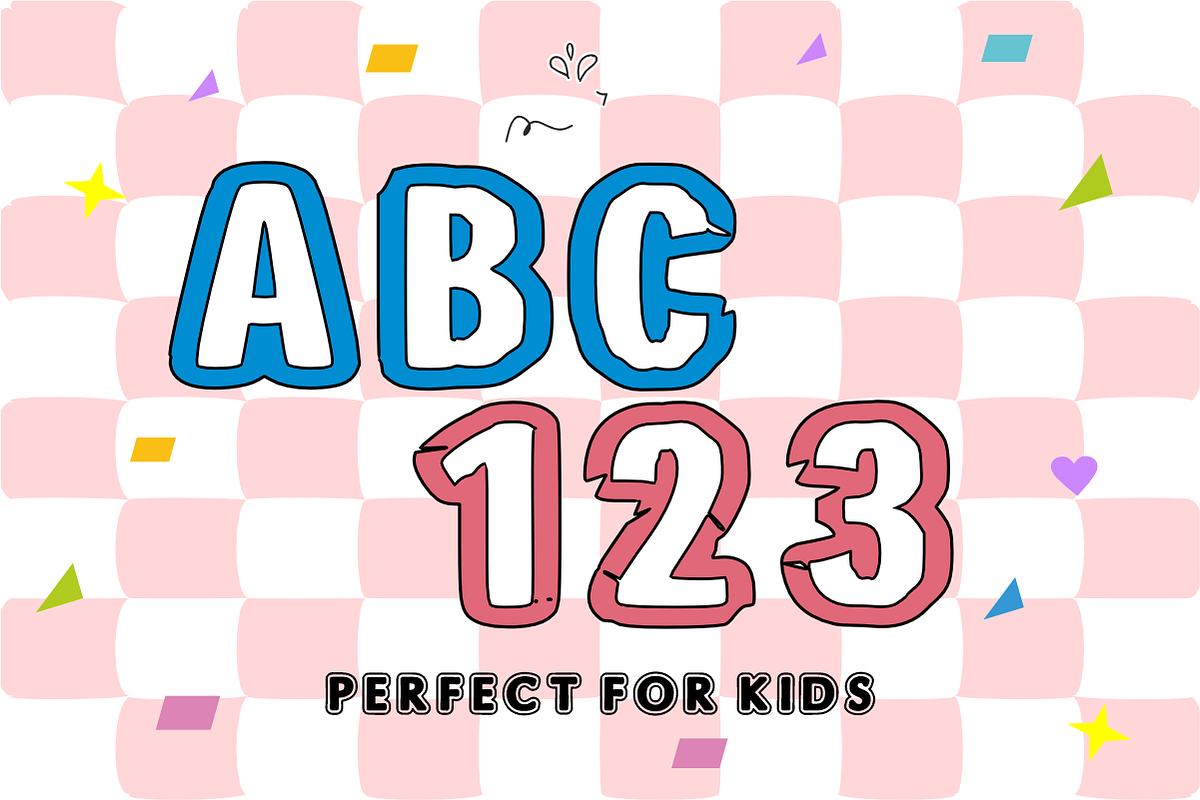 FANCY DAILY - Kids Display Font, a Sans Serif Font by KiddoGlyphs Studio (Photo 4 of 4)