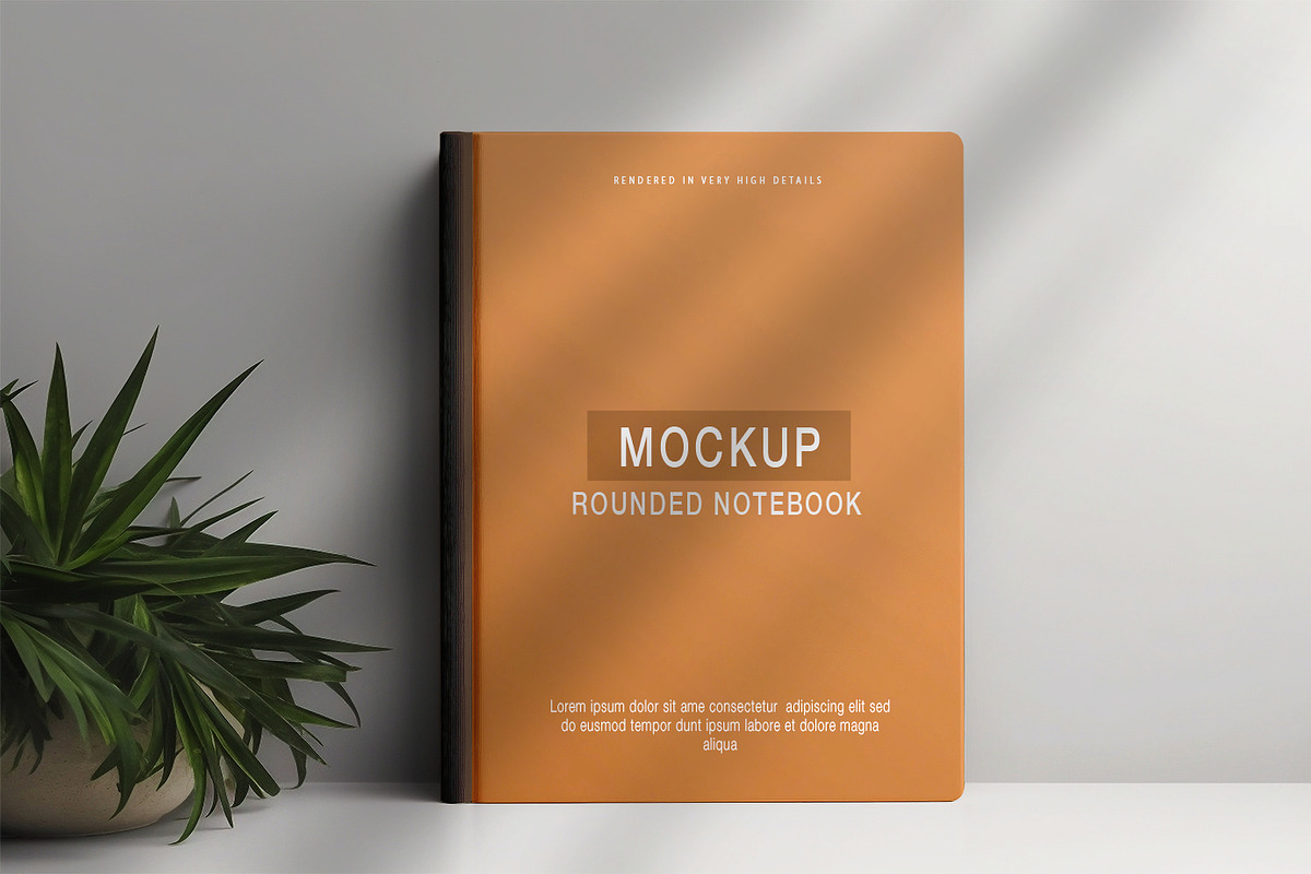 Realistic rounded book mockup design, a Books & Magazine Mockup by Raihan Rahman (Photo 18 of 19)