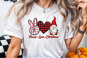 Peace Love Christmas PNG, an Illustration by Sublimation Artist (Thumbnail 6 of 9)