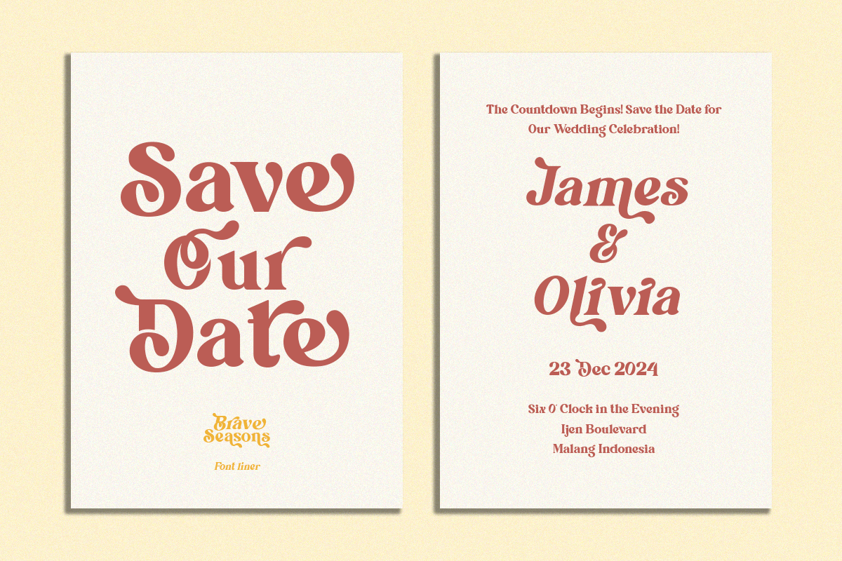 Brave Seasons - Modern Serif Font, a Serif Font by Font Liner (Photo 2 of 14)