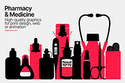 Pharmacy & Medicine - Graphics, a Healthcare Illustration by illugrama (Thumbnail 1 of 19)