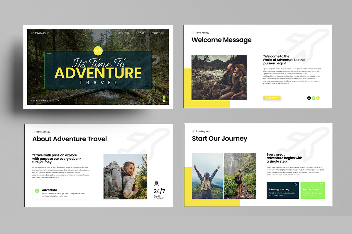 Adventure Travel Presentation Design, a Presentation Template by MightyDesign (Photo 2 of 8)