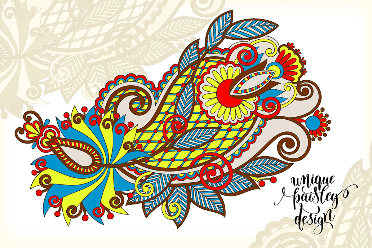 10 PAISLEY DESIGN, a Pattern Graphic by karakotsya (Photo 7 of 11)