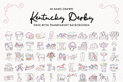 Derby Horse Race Clipart Doodle Set, an Object Illustration by The October Creative (Thumbnail 2 of 12)