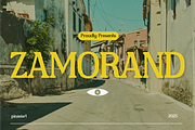 ZAMORAND, a Serif Font by Pinisi ART (Thumbnail 1 of 10)