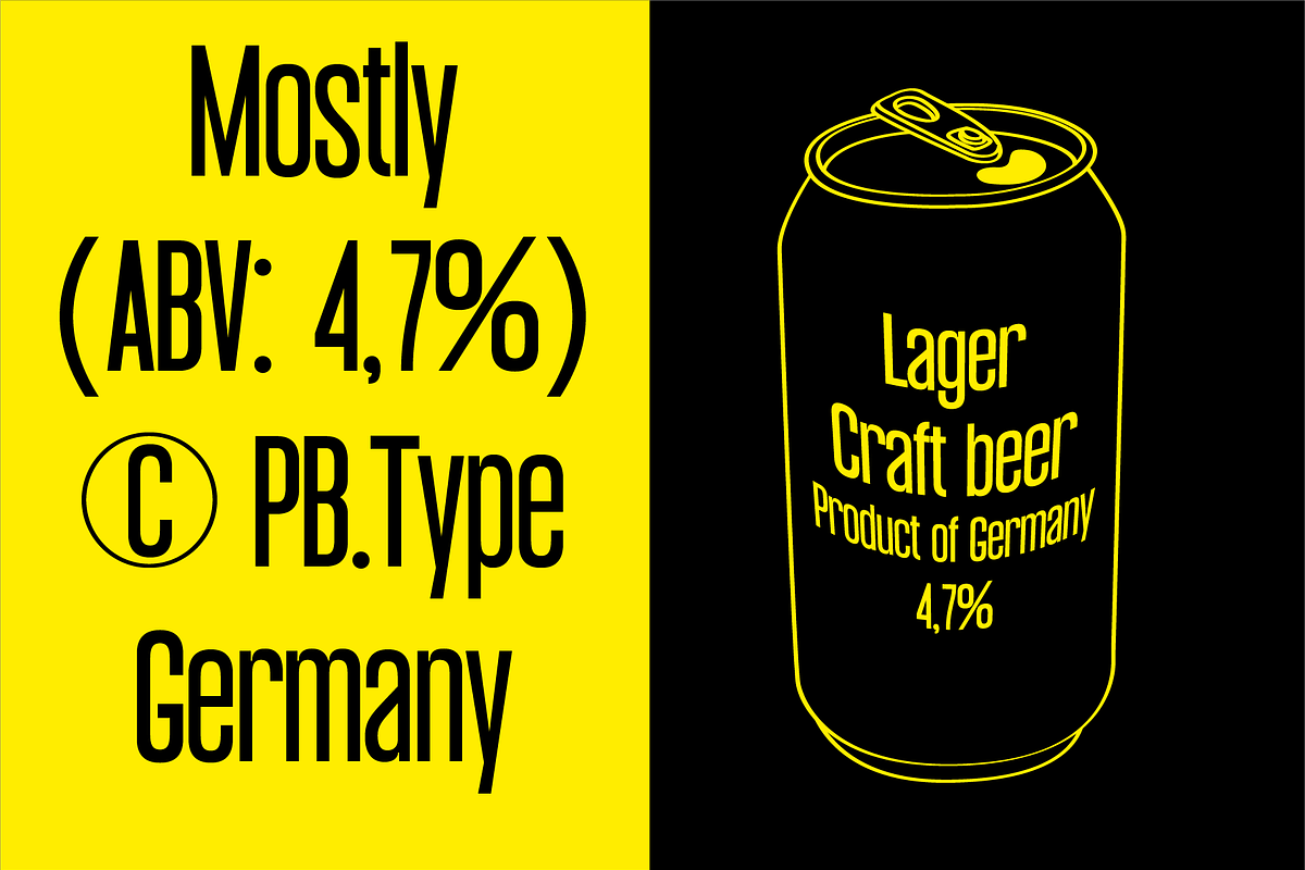 Thamarine Condensed Sans Font, a Sans Serif Font by PeanutButter Type (Photo 5 of 9)