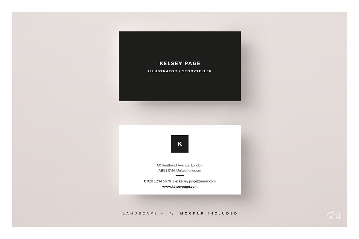 Business Card - Kelsey, a Business Card Template by bilmaw creative (Photo 8 of 10)