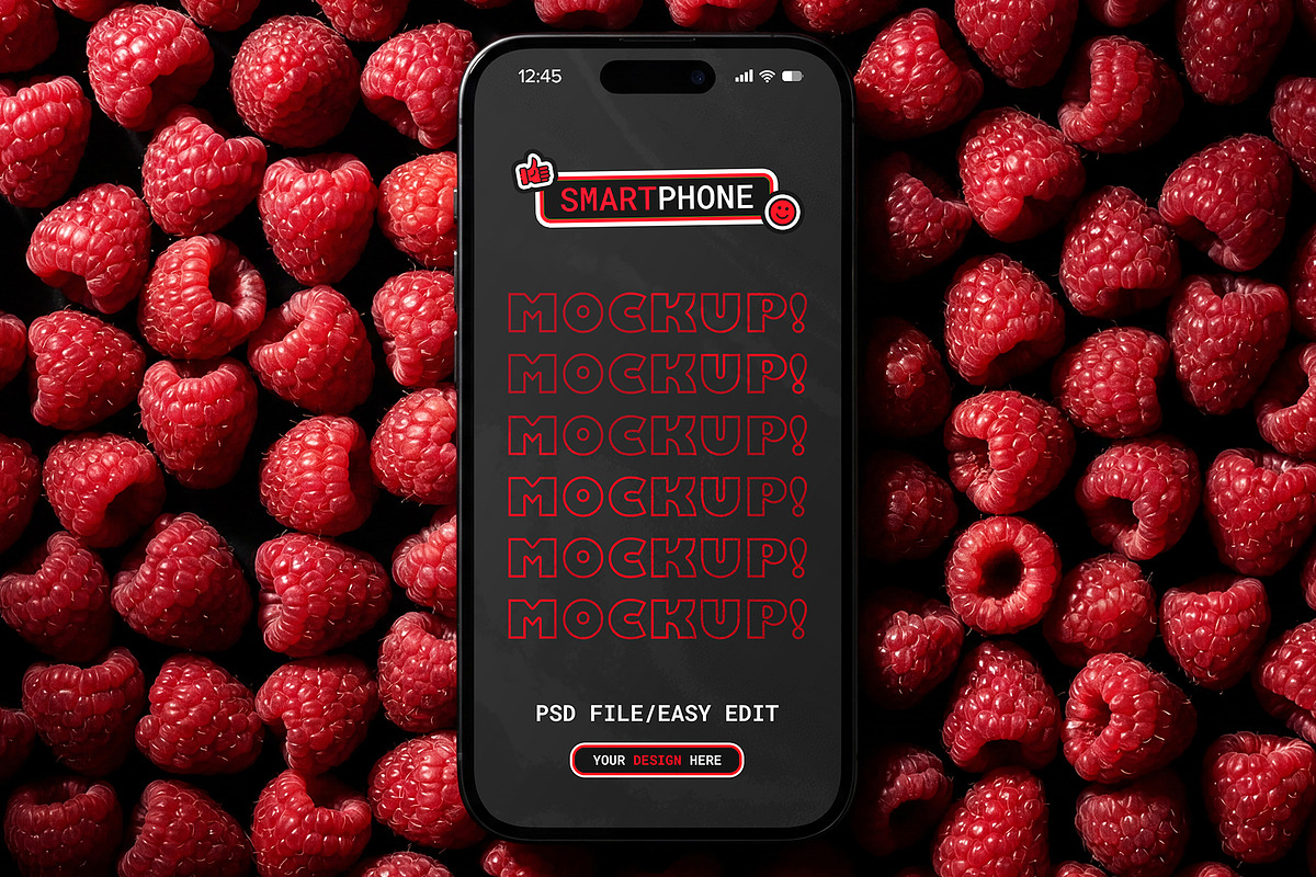 Smartphone Mockup Set, a Device Mockup by ForgeDesign (Photo 4 of 6)
