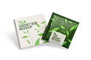 Tea Sachets with Box Mockup, a Packaging Mockup by Ram Studio (Thumbnail 19 of 27)