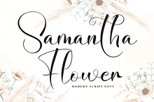 Samantha Flower | Script Font