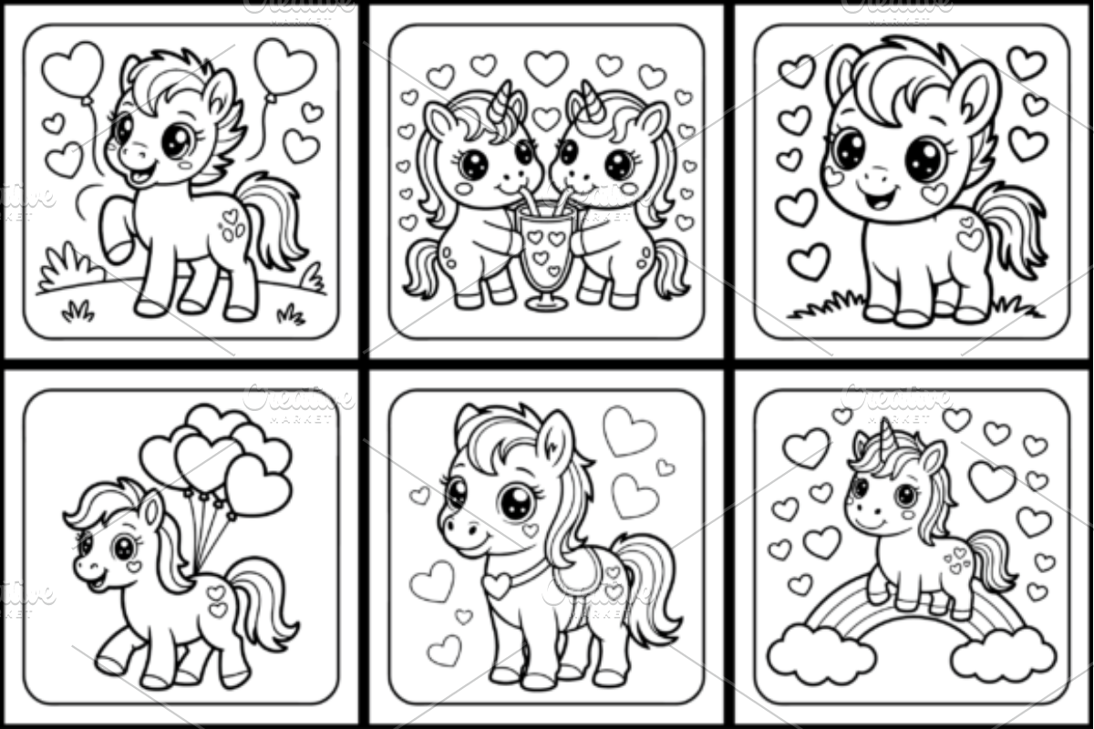 Cozy Valentine Day Horse, a Seasonal Illustration by Design Station (Photo 3 of 3)
