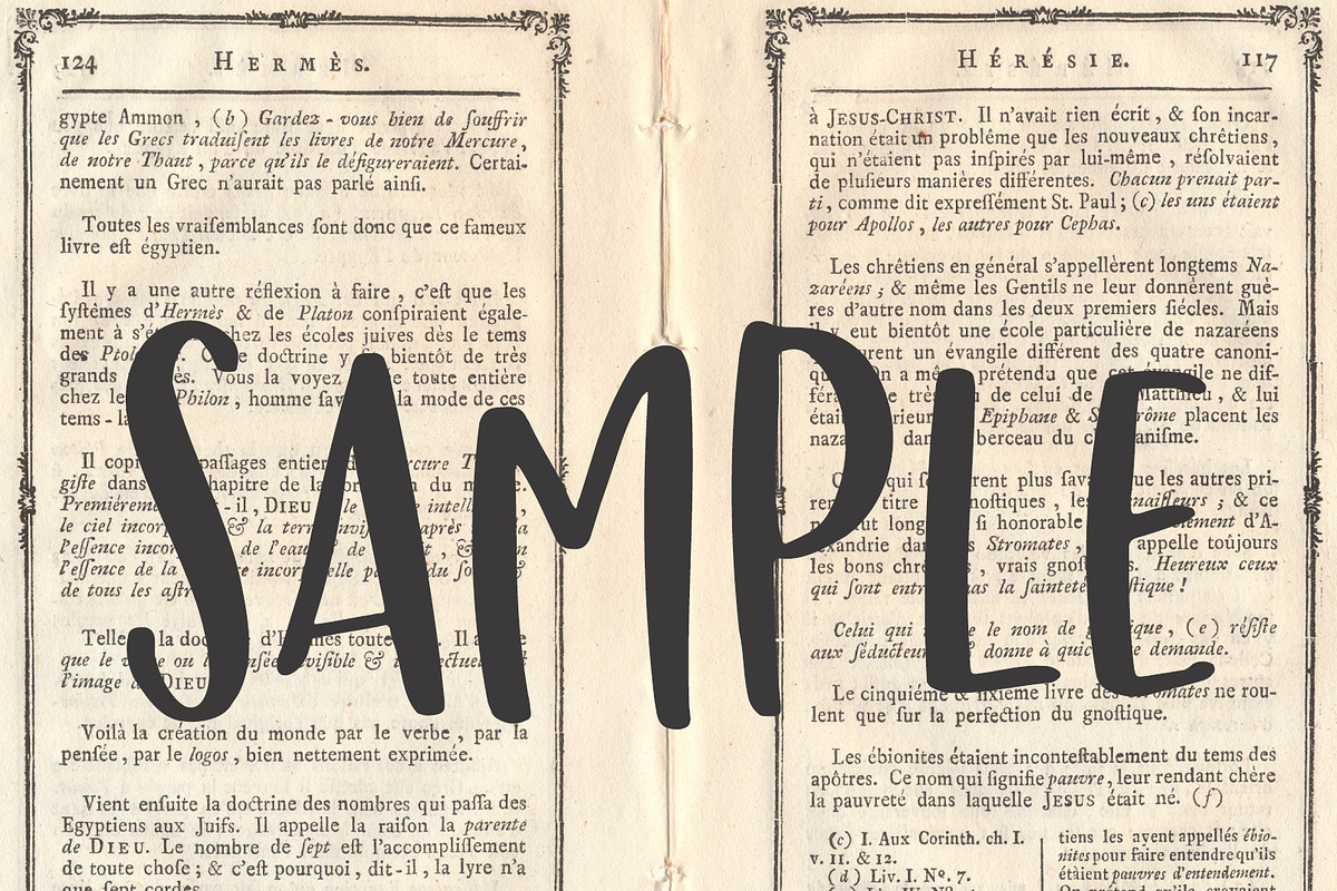 French Folios Printable Textures, a Texture Graphic by Polka Dot Pixels (Photo 2 of 3)