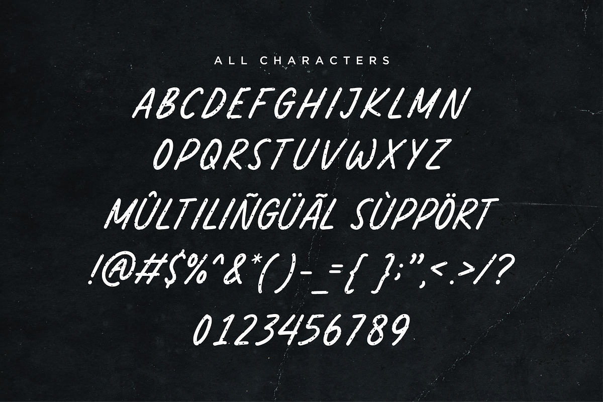 Khaylila A All Caps Font, a Handwritten Font by Allouse Studio (Photo 9 of 10)