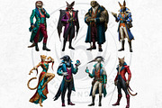 Gilded Menagerie Royal Animals, an Animal Illustration by ThatsDesignArt (Thumbnail 11 of 13)