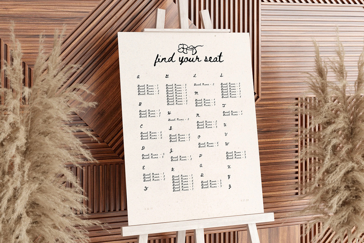 Wedding template bundle XL - Atticus, a Stationery Template by SydneyResnik (Photo 6 of 10)