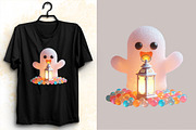 Halloween Iridescent Ghost Clipart B, an Illustration by SVGArt (Thumbnail 6 of 8)