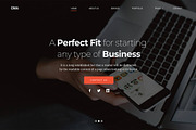 CMA – Consulting & Marketing Agency, a WordPress Template by FlyTemplates.com (Thumbnail 1 of 7)
