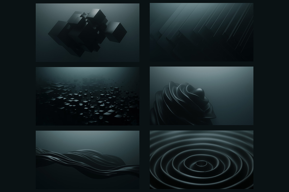 Obsidian Flow - Animated Backgrounds, a Texture Graphic by Mio Buono (Photo 3 of 7)