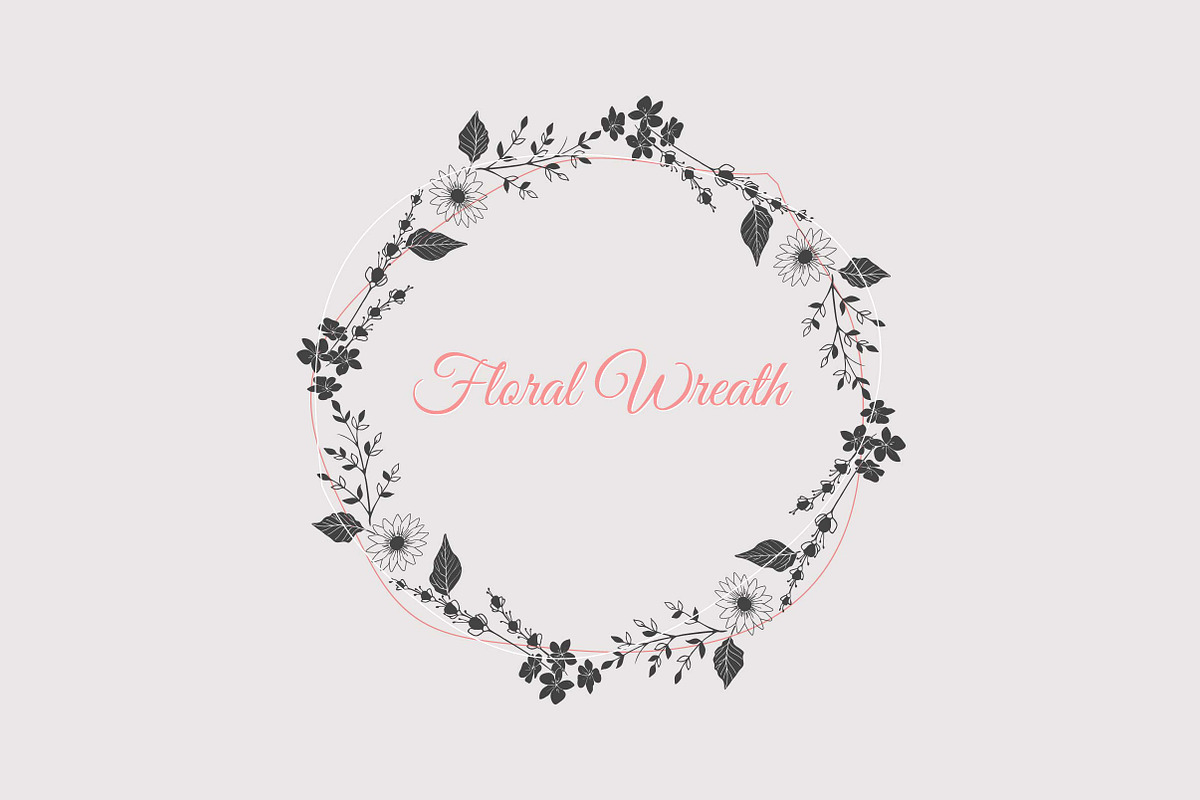 9 Floral Wreaths preview 2